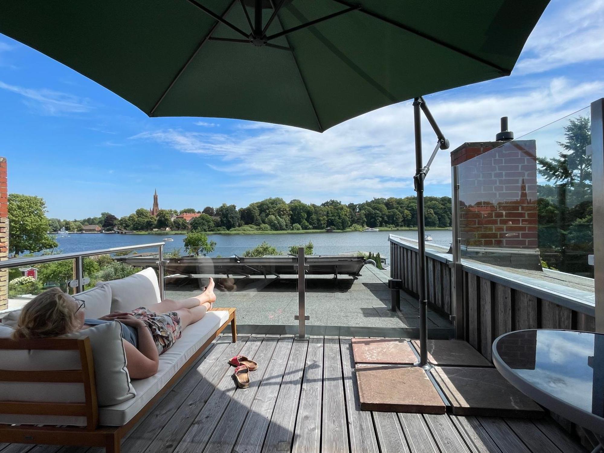 Ferienhaus Seekutter Mit Eigenem Seezugang Malchow  Luaran gambar