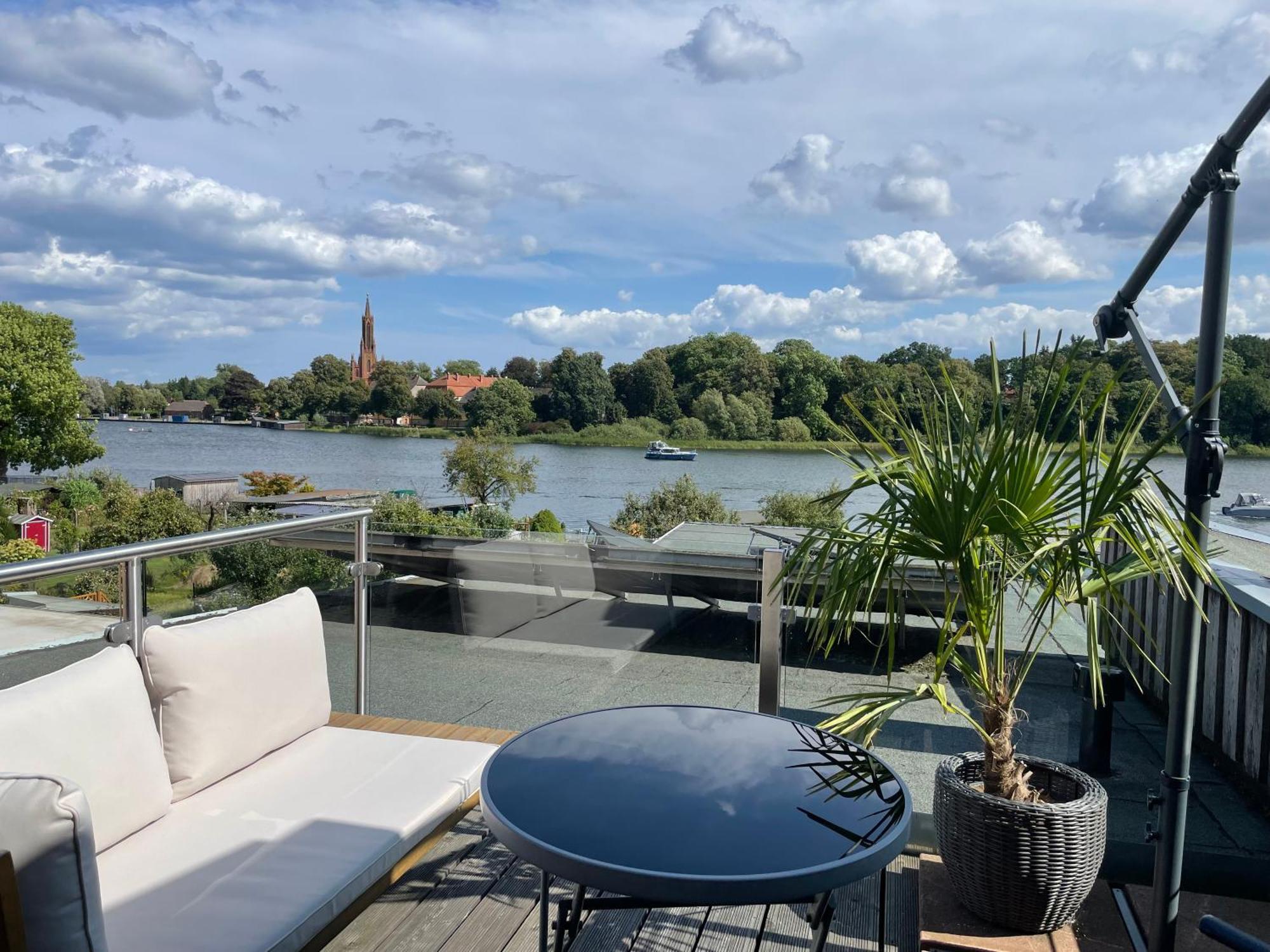 Ferienhaus Seekutter Mit Eigenem Seezugang Malchow  Luaran gambar